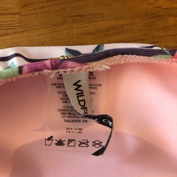 Final Price!!! WildFox NWT Women Bikini Bottom Vintage Roses S - Picture 5 of 8